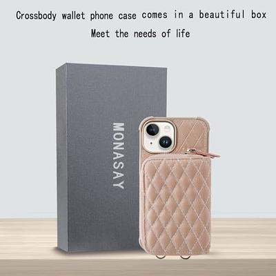  Bocasal Crossbody Wallet Case for iPhone Xr, RFID