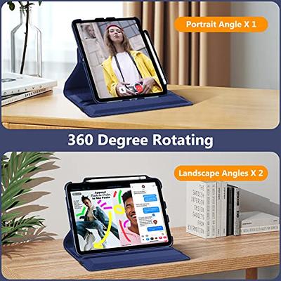 Fintie Rotating Case for iPad 10th Generation 10.9 Inch Tablet (2022 Model)  with Pencil Holder - 360 Degree Rotating Protective Stand Cover with Auto