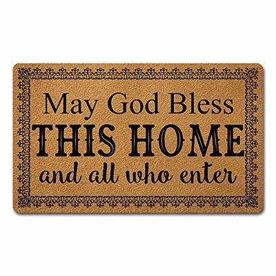 home decor Funny Door Mat Non Slip Back Rubber Entry Way Doormat