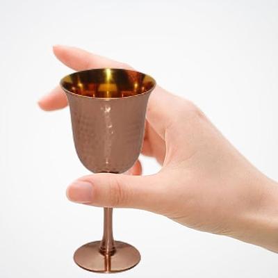 4PCS/Set Stainless Steel Cups Metal Beer Cup Wine Glass Whiskey