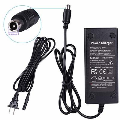 42V 2A Battery Charger For Xiaomi M365 / Ninebot Bird / Lime Electric  Scooter