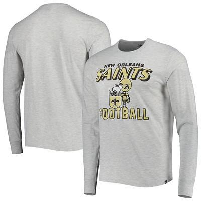 Men's Nike Gray New Orleans Saints Sideline Coach Chevron Lock Up Long Sleeve V-Neck Performance T-Shirt Size: 3XL