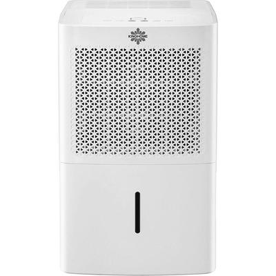 Black+Decker 50 Pint Dehumidifier, White 