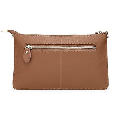 YALUXE Leather Wristlet Clutch Wallet Purse Envelope Style Crossbody Bags  for Women Mothers Day Gifts: Handbags