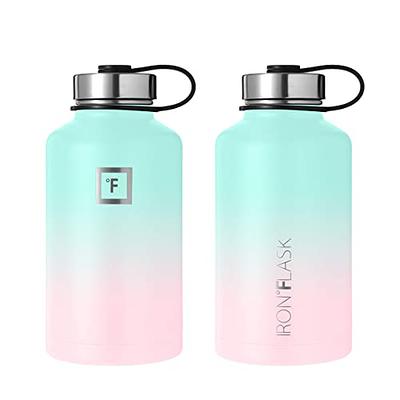 CapCut The Iron Flask 40oz sports water bottle comes with 3 lids