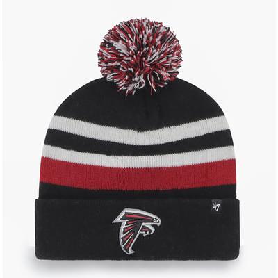 Cincinnati Bengals '47 Bering Cuffed Knit Hat with Pom - Black