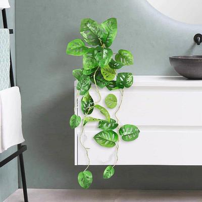 51 in. Artificial Grape Leaf Ivy Leaf Vine Hanging Plant Greenery Foliage  Bush - Yahoo Shopping