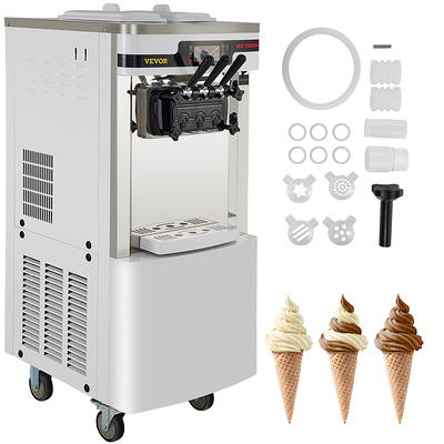 1.1 QT Ice Cream Maker Automatic Frozen Dessert Machine with Spoon - Costway