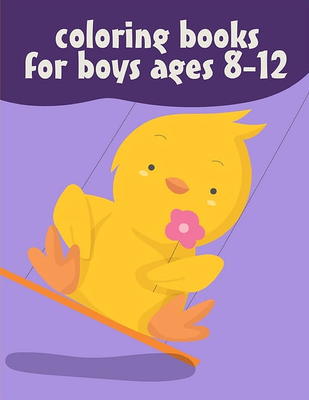 Coloring Book Age 8-12: coloring pages with funny images to Relief Stress  for kids and adults (Paperback)