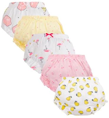 Baby Girls' Bloomers Brief Underwear Cotton - Kids Cool Breathable