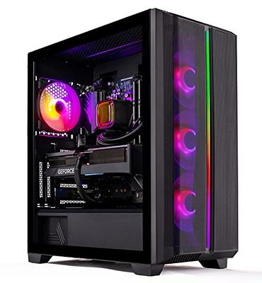 Skytech Gaming Archangel Gaming PC Desktop – Intel Core i7 12700F 2.1 GHz,  NVIDIA RTX 4060 Ti, 1TB NVME SSD, 16GB DDR4 RAM 3200, 600W Gold PSU, 240mm