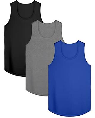 Mens Workout Tank Tops Fitness Muscle Sleeveless Shirts Gym Bodybuilding  Vest