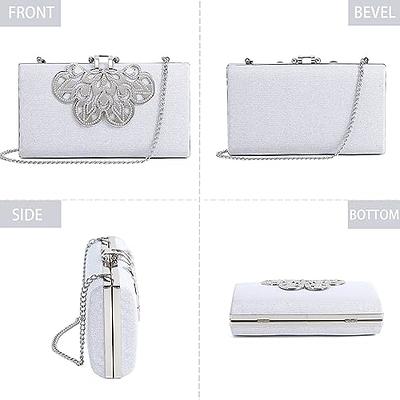  Larcenciel Clutch Purses for Women, Shiny Sequin