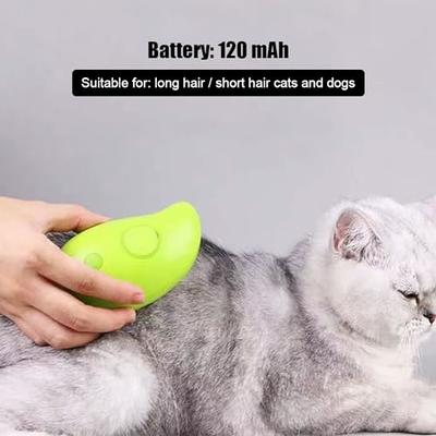 3 In 1 Cat Steamy Brush Easy Using Pet Massage Brush For Removing  Tangled-hair