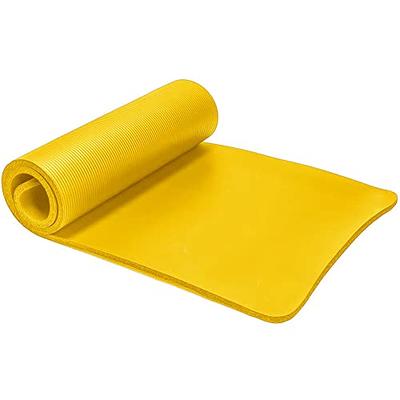 Extra-Thick Yoga Mat - Durable Exercise Foam Mat with Carry Strap