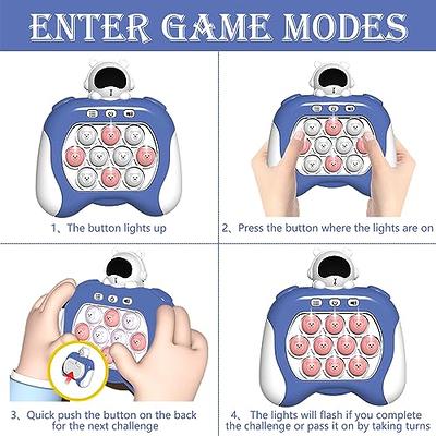 Gamepad Pop It PRO The Light-Up Pattern Popping Game Fidget Anti Stress  Toys Electric Pop Quick Push Bubbles Game Console Series Toy