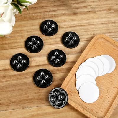 8pcs Mini Appliance Wheels, Self Adhesive Mini Caster Wheels 360 Degree  Rotation Mini Swivel Wheels for Kitchen Appliance Small Furniture Coffee