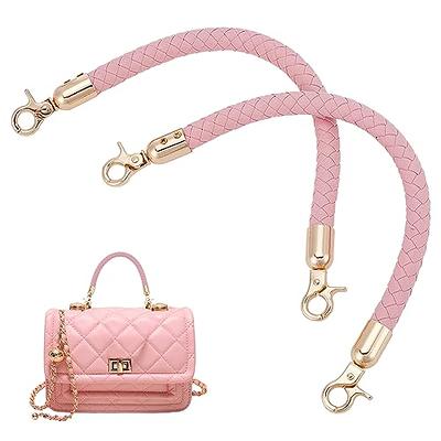 WADORN Short Braided Bag Handle, 12 Inch PU Leather Braided Purse Strap  Replacement Handbag Handle with Lobster Claw Clasps Bag Chain Accessory for  Shoulder Bag Clutch Wallet Tote Briefcase, Pink - Yahoo Shopping