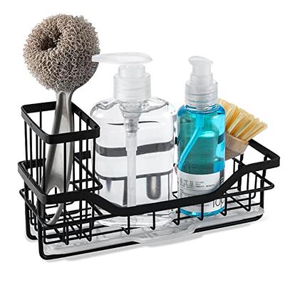 Kitchen Dish Brush Sponge Caddy Holder Set with Tray Farmhouse