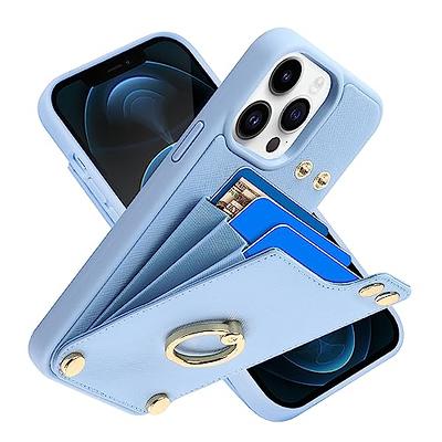 LAMEEKU for iPhone 12 Pro Max Wallet Case with Card Holder, Leather Card  Slots Case, 360