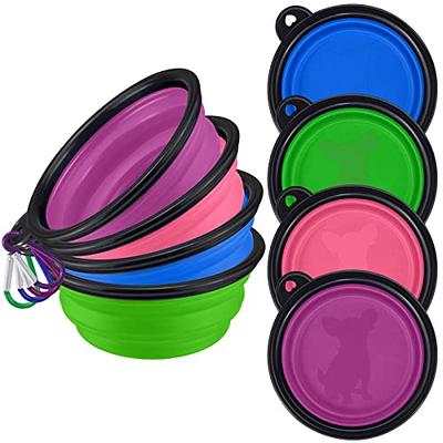 LAVAED 4 Pack Collapsible Dog Bowl Portable Foldable Travel Pets Bowls Cats  Water Feeding Food Bowls Silicone Expandable Cup Dish Puppies for Walking  Camping Outdoors with Carabiner Clip - Yahoo Shopping