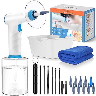  Ear Wax Removal Tool by Tilcare - Ear Irrigation Flushing  System for Adults & Kids - Perfect Ear Cleaning Kit - Includes Basin,  Syringe, Curette Kit, Towel and 30 Disposable Tips 