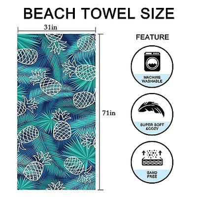 Bathroom Towels Towel, Pineapple Oversized Beach Towel for Gym