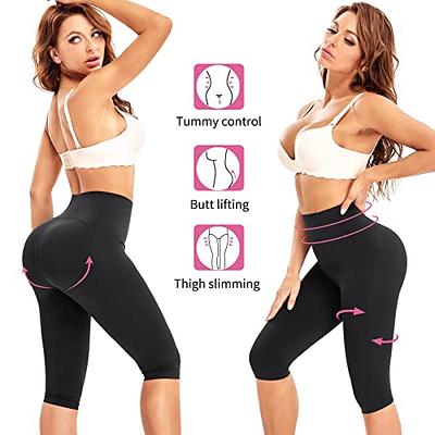 Tummy Control Waist Cincher Fitness Yoga Pants Women Body Shaper Leggings  Black