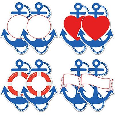 8 Pcs Cruise Ship Door Decorations Anchor Cruise Door Magnets Car