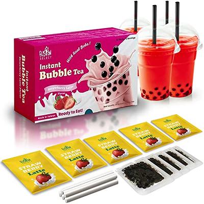 Bubble Tea Kit Gift Set Popping Boba, Bubble Tea Powder, Cups and
