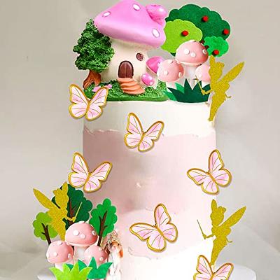 JeVenis Fairy Cake Decoration Garden Fairy Cake Decoration Mushroom House Cake  Decoration Mushroom Cake Decoration Butterfly Cake Decoration Fairy Party Supplies  Fairy Party Favors - Yahoo Shopping