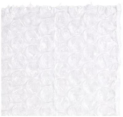 Basics Perforated Bubble Cushioning Wrap, Small 3/16, 12-Inch x 175  Foot Long Roll, Clear