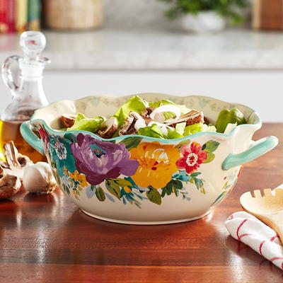 The Pioneer Woman, Other, New The Pioneer Woman Sweet Romance Ceramic  Utensil Crock With Wood Divider