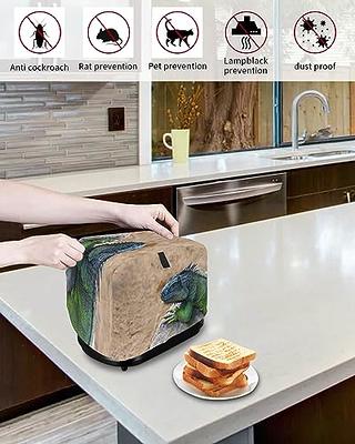 Toaster Cover, Kitchen Small Appliance Cover, Universal Size Microwave Oven  Dustproof Cover