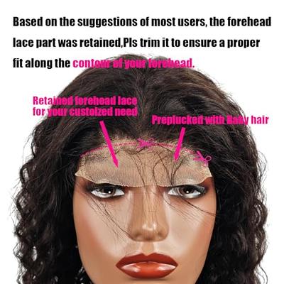 Glueless Wigs Human Hair Pre Plucked with Baby Hair Bob Wig Human