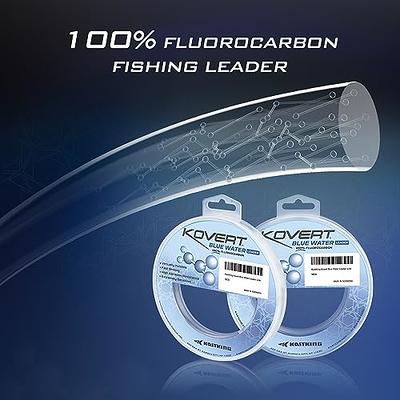 KastKing Kovert Blue Water Fluorocarbon Leader Fishing Line, 50LB, 50Yds -  Yahoo Shopping