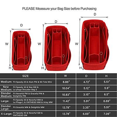  KESOIL Purse Organizer Insert for Handbags, Fit Speedy