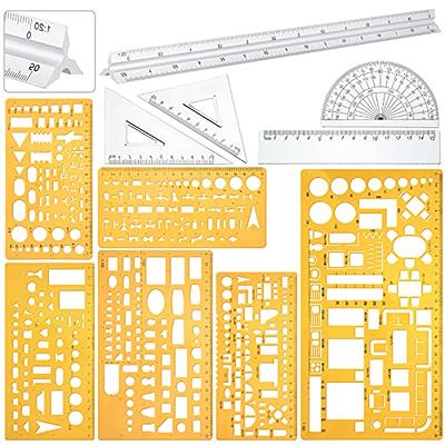 Multifunctional Woodworking Geometric Rulers Geometric Drawing Templates  Measuring Tools For School Office Architecture Supplies