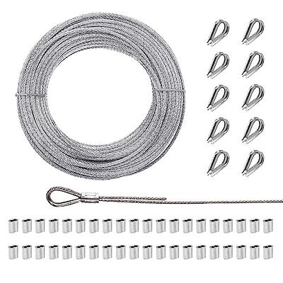 SIDENUO Adjustable Picture Hanging Wire Kit - Heavy Duty Hardware