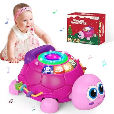 Jouets pour bébé 6 à 12 mois Touch & Go Musique Light Baby Crawling Toys,  Jouets pour bébé 12-18 mois Cadeaux Jouets pour garçon de 1 an Cadeaux Fille  Jouet, Bébé Toddle