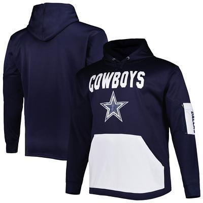 Women's Gameday Couture White Dallas Cowboys Chic Captain French Terry Short Sleeve Pullover Hoodie Size: Small