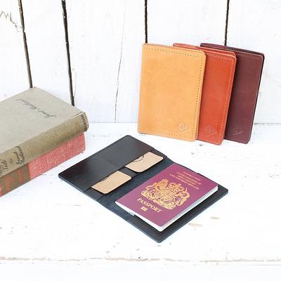 Personalized Leather Family 4 Passport Holder / Family Passport Organizer / Passport Travel Wallet Cover PA001