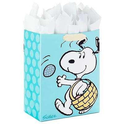 Hallmark Medium Gift Bag with Tissue Paper (Blue Foil Stripes)