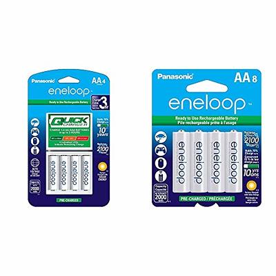 Eneloop Pro AA High Capacity Ni-MH Pre-Charged Rechargeable Batteries (Pack  of 4)