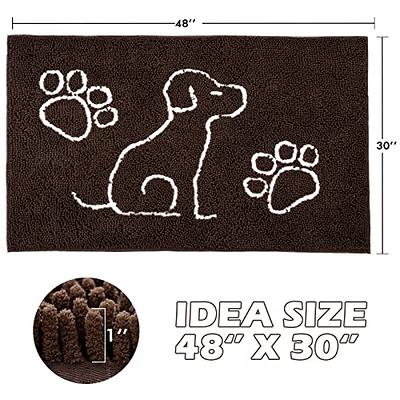 Merelax Indoor Door Mat Entryway Rug, Large Front Door Mats for Dogs, Water Absorbent  Mat for