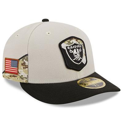 Youth New Era Black Las Vegas Raiders 2023 Salute to Service Cuffed Knit Hat