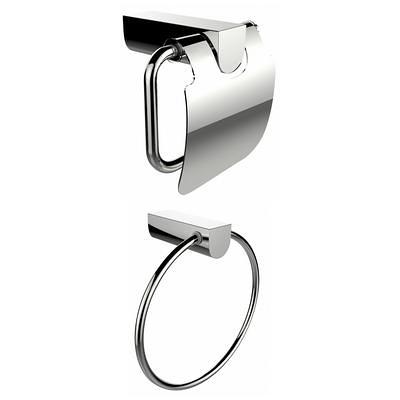 Towel Ring + Toilet Paper Holder Bundle