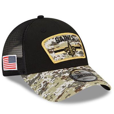 New Era Black/Camo Chicago Bears 2022 Salute to Service 9FORTY Snapback Trucker Hat