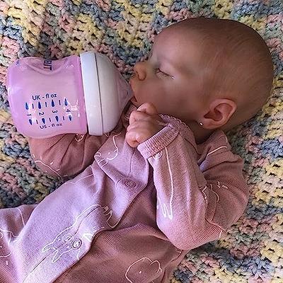  Pinky Reborn Baby Dolls Girl 20 Inch Soft Weighted Body  Realistic Newborn Baby Dolls with Pink Clothes and Headwear,Cute Lifelike  Handmade Silicone Sleeping Doll… : Toys & Games