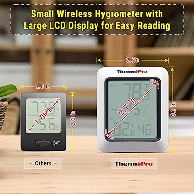 ThermoPro Digital Hygrometer Indoor Outdoor Thermometer Wireless